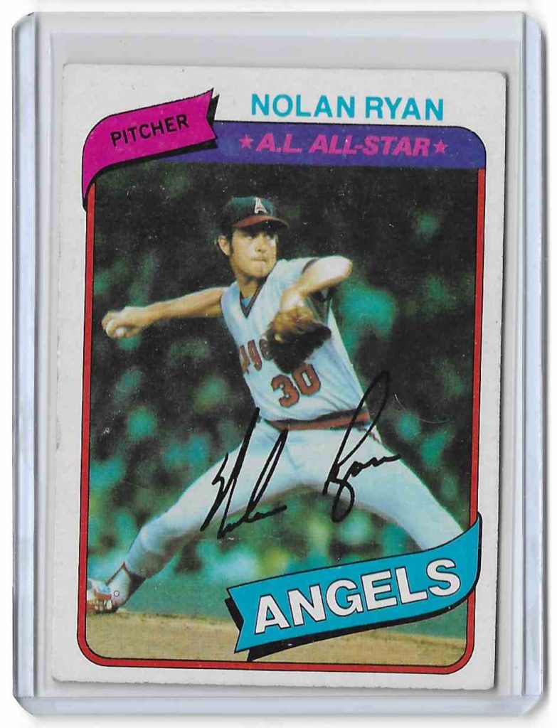 1980 Topps 580 Nolan Ryan